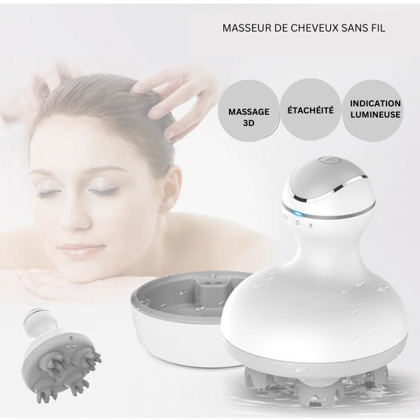 Brosse de massage du chuir cheveleu et corps