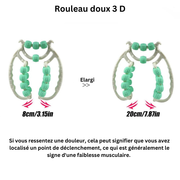 Rouleau de massage anti cellulite - auto massage relaxant efficace