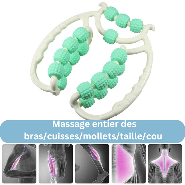 Rouleau de massage anti cellulite - auto massage relaxant efficace