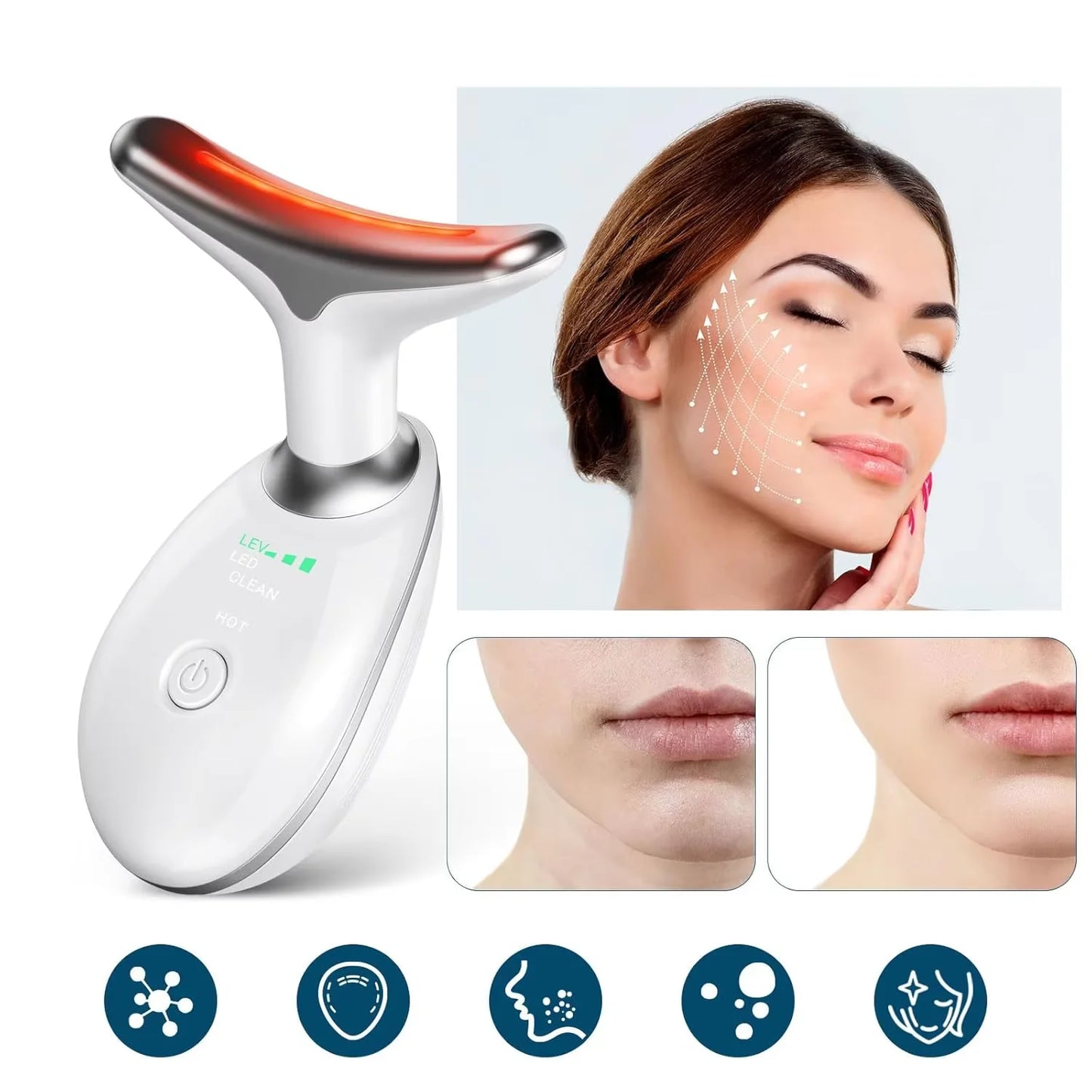 Appareil du lifting facial: visage et cou